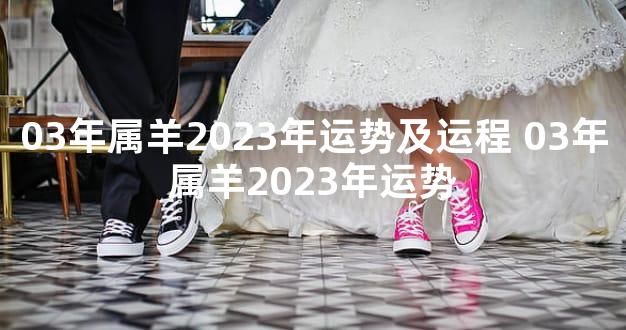 03年属羊2023年运势及运程 03年属羊2023年运势